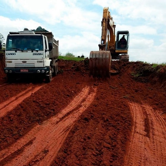 nivelação de terreno